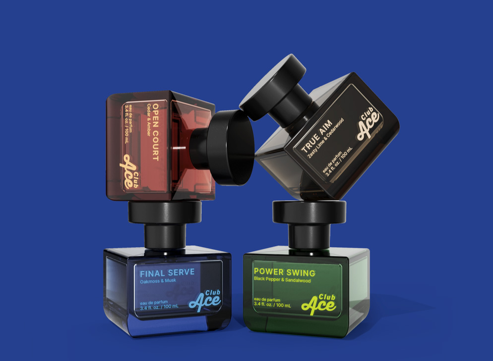 Line up of fragrance products